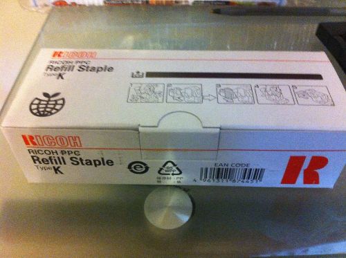 Genuine Ricoh PPC Refill Staple Type K 410802 6 x 5000 502R-AM -(2 Boxes)