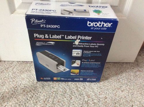 Brother P-Touch PT-2430PC Thermal Label Printer Never used still in box