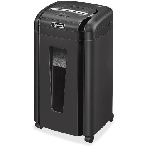 Fellowes powershred 460ms micro-cut shredder -10 per pass -7.5 gal waste for sale