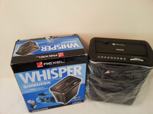 One Rexel Whisper V30WS Home Office Shredder 2101842