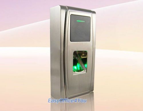 Outside install Metal case Biometric+proximity ID Attendance and Access Control