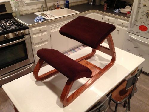 Vintage British Design Ergonomic Kneeling Chair Danish Mid Century Modern