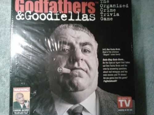 Godfathers &amp; Good fellas Crime Trivia Game AS SEEN on TV