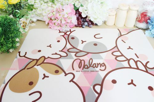 MOLANG Lovely Cute Character Desk pad, large mouse pad, pretty office supplies