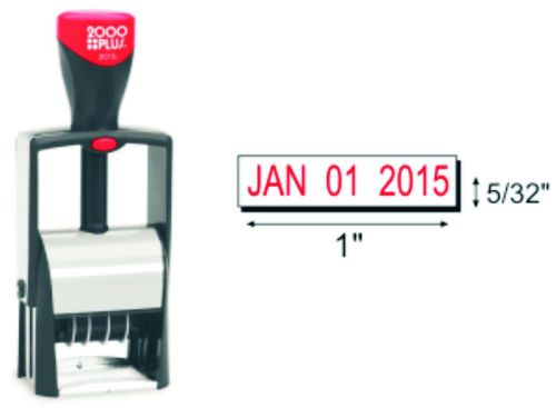 2000 Plus 2015 Date Self-Inking Rubber Stamp with Black Ink (Date Only)