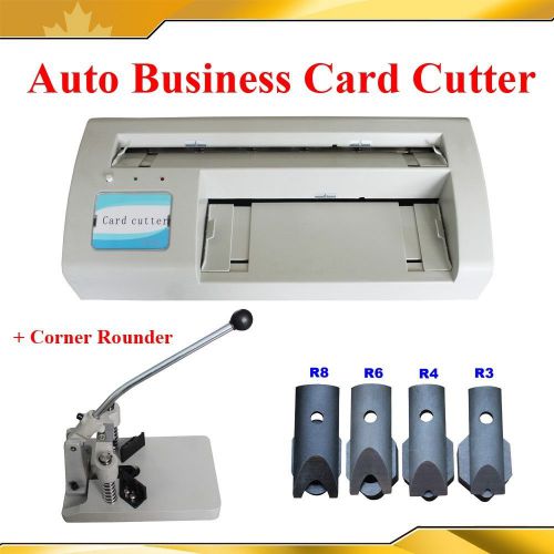 Electric Business Card Slitter +Corner Rounder Machine R3/4/6/8/10 Free Shipping