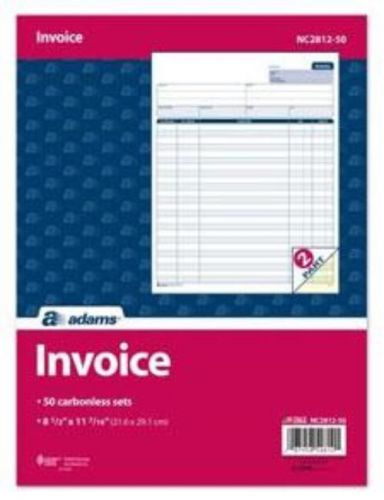 Invoice unit set 2-part carbonless 8 1/2&#039;&#039; x 11 7/6&#039;&#039; 50/pk for sale