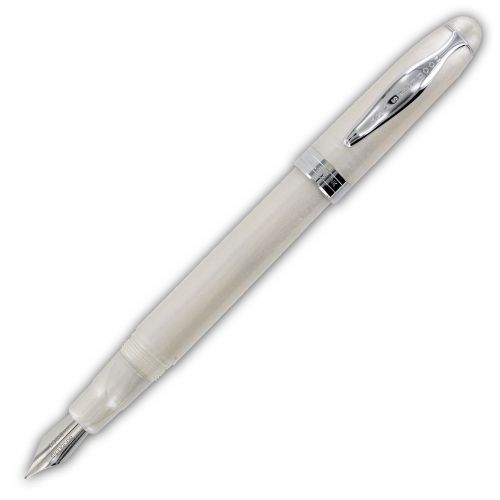 Noodler&#039;s Ink Ahab Piston Fountain Pen, Steel Flex Nib - Ahab&#039;s Pearl
