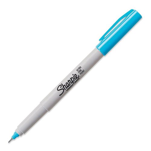 Sharpie Permanent Marker Pen Ultra Fine Tip Turquoise