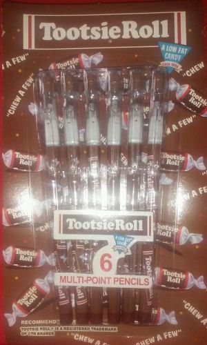 Lot of 10 pack new tootsie roll multipoint pencils