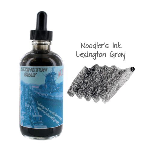 Noodler&#039;s Ink Fountain Pen Bottled Ink w/ Eyedropper, 4.5 oz. - Lexington Gray