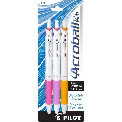 Acroball Pure White - Fine Pen Point Type - 0.7 Mm Pen Point Size - (31859)