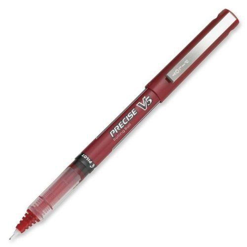 Pilot Precise V5 Pen - Fine Pen Point Type - 0.5 Mm Pen Point Size - Red (35336)