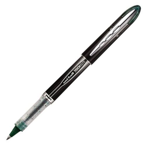 Uni-ball vision elite blx rollerball pen micro 0.5mm green ink 1-pen for sale