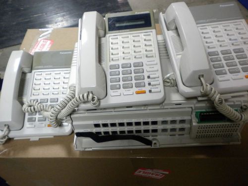 Pan KX-TA624 System w/ KX-T7030 &amp; (2) KX-T7020Advanced Hybrid Telephone system