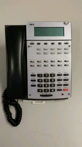 NEC 22B HF/Disp Aspirephone BK Black Telephone IP1NA-12TXH Office Phone