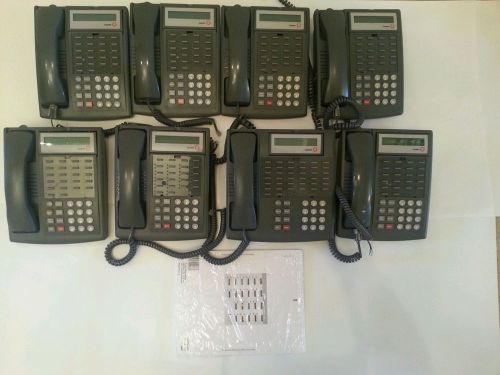(Lot of 7) Avaya Partner 18D Series1 Display Phone (Gray)/1-34D Avaya Phone Gray