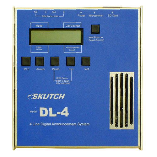 Skutch DL-4 Four Line, High Volume Digital Announcer