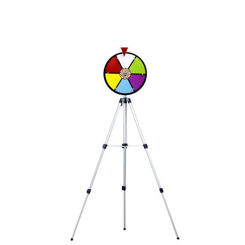 12&#034; Color Dry Erase Prize Wheel w/ Floor Stand