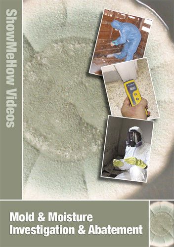 Mold &amp; moisture investigation and abatement, toxic mold  instructional dvd for sale