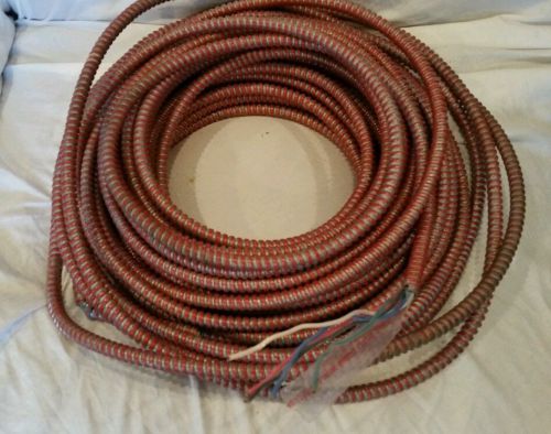 Red Alert 14/4 mc cable solid apx 84&#039; feet read details!!! MC fire alarm control