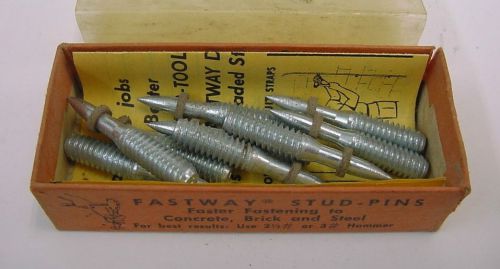 NOS Fastway Stud Pins - T-75 JR. - 1 7/8&#034; Length - Thread Dia. 1/4&#034;-20