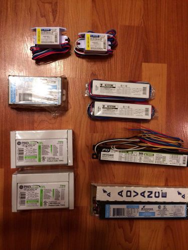 (lot of 9) mixed ballast keystone,philips advance,tcp,proline brand-new for sale