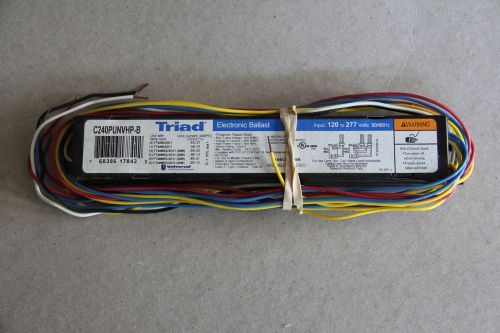 New triad universal c240punvhp-b electronic compact fluorescent ballast for sale