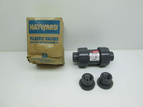 New hayward tc10050ste true union pvc 1/2 in npt ball check valve d388273 for sale