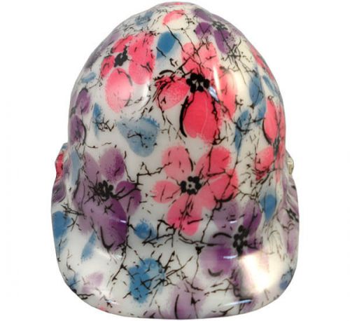 Glow! hydro dipped cap style hard hat w/ ratchet - flower for sale