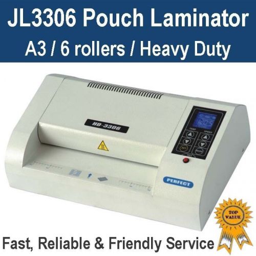 Brand New Heavy Duty A3 Pouch Laminator / laminating machine (6 rollers, fast)