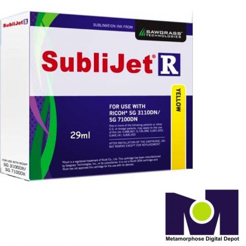 SUBLIJET - R SUBLIMATION INK YELLOW (Y) CARTRIDGE FOR RICOH SG 3110D