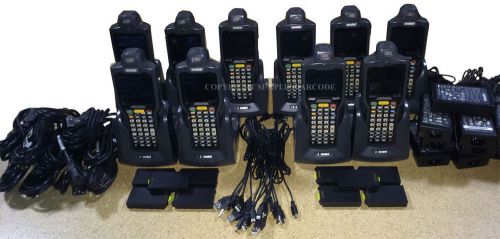 10 motorola symbol mc3090r-lc38s00ger wireless barcode scanners mc3090 laser pda for sale