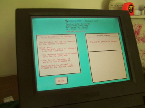 Electralogics UDM II 2 POS Touchscreen CPU Only Quick Serve very good condition