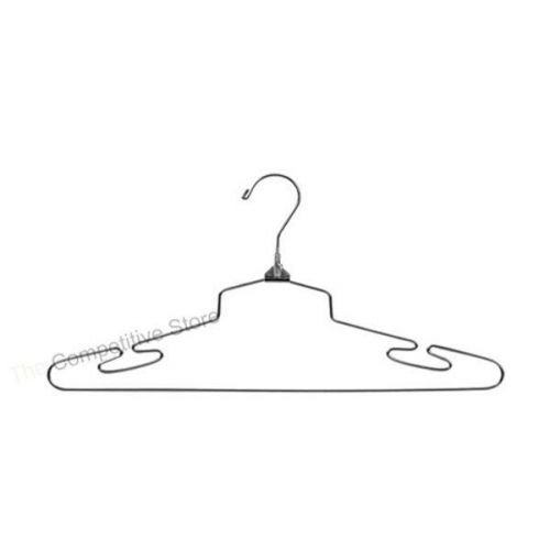 16&#034; steel lingerie hanger with regular hook - 50 pieces for sale