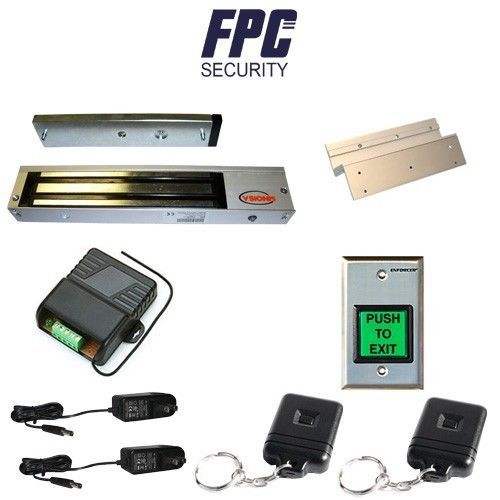 FPC-5013 One door Access Control Inswinging door 600lbs Electromagnetic lock kit