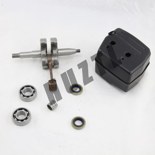Crankshaft muffler oil seal piston pin bearing for husqvarna 268 272 61 66 266 for sale