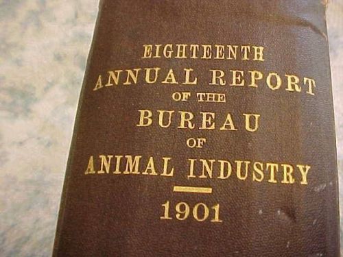 Annual report of bureau of Animal Industry 1901