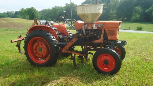 Kubota Tractor With Cultivators