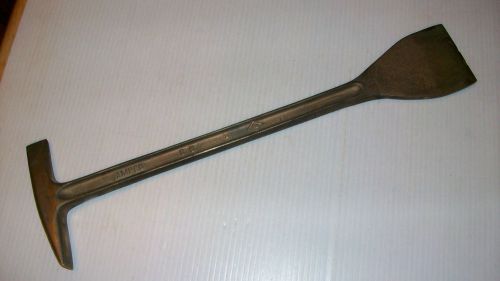 VINTAGE BRASS AMPCO CUTTING CHIPPING HAMMER LARGE 17 5/8 INCHES VERY RARE