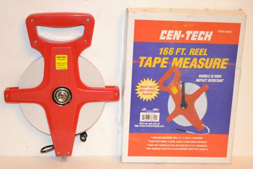 CEN-TECH Tape Measure  OPEN REEL MEASURING TAPE: 1/2&#034; x 166 FT. New