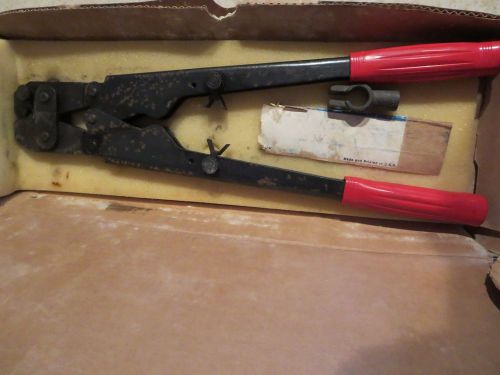 Vintage Prestolite wire crimping tool in original box