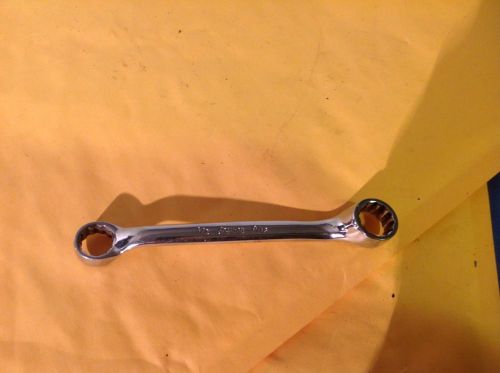 Snap On Tools Short Box End offset Wrench 1/2&#034; 9/16&#034; XS1618