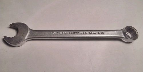 Proto USA 1214 7/16&#034; Combination Wrench