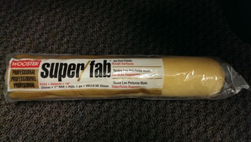 Wooster r242 18&#034; super fab 1&#034; nap roller cover for sale
