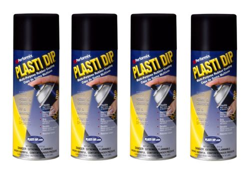 Performix Plasti Dip 4 Pack of Matte White 11oz Spray Can Rubber Dip Coating