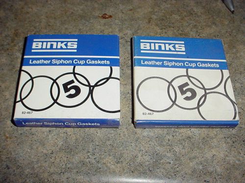 10 Binks leather siphon cup gaskets part no. 82-467 airless spray gun sprayer