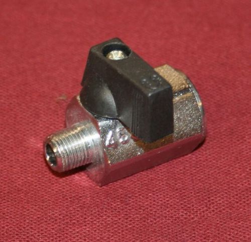 1/8 npt brass mini ball valve gas oil engine motor steam 400psi hit miss water for sale