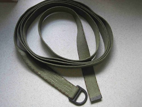 New Military 1.75&#034; x 15&#039; Webbing Strap w/ ring Cotton