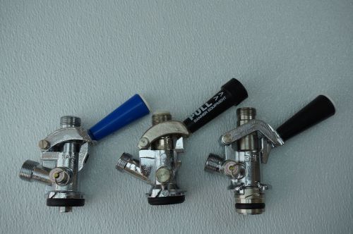 Beer coupler tap set one each U system, D system, S system, Quality Taps!!!!!!!!